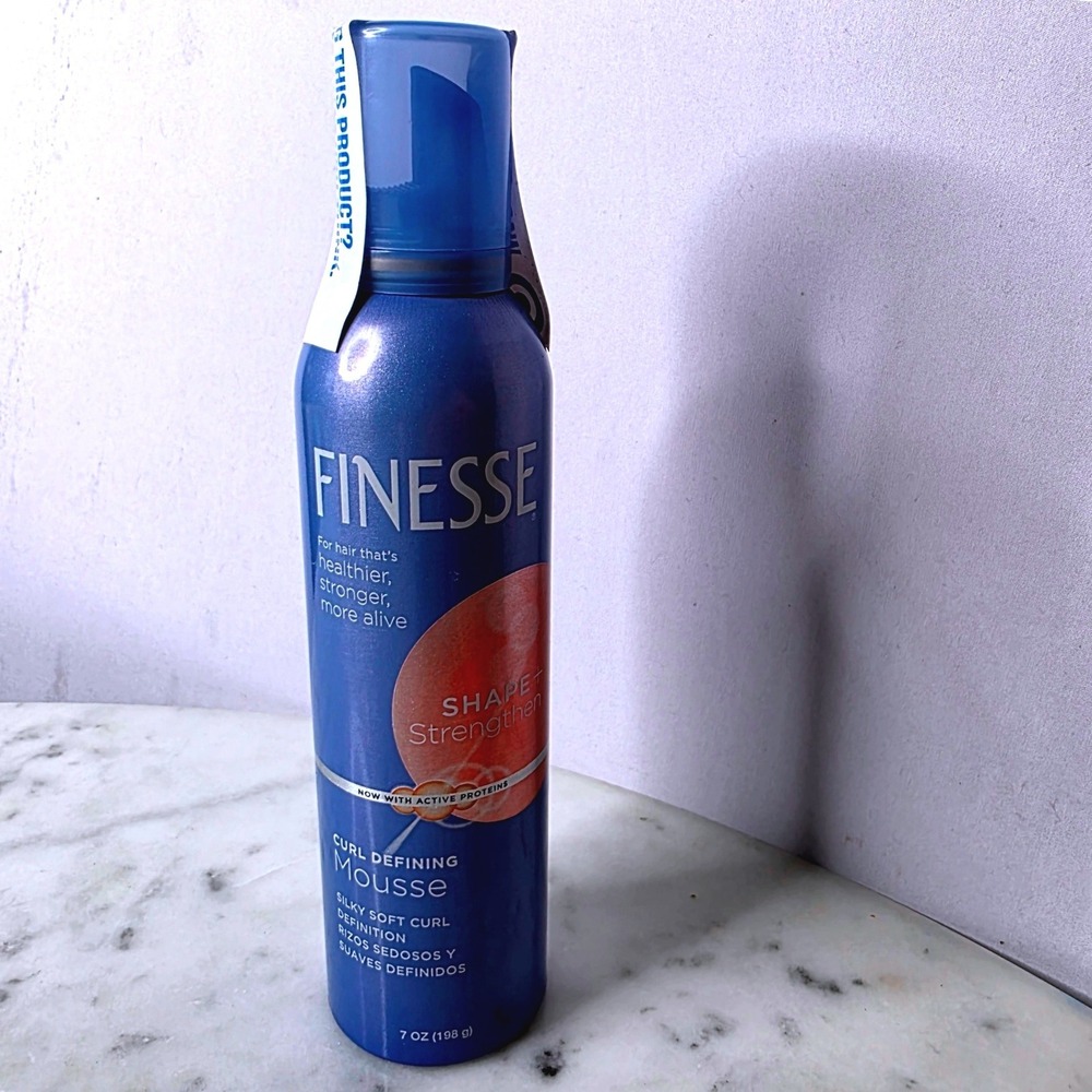 Finesse Shape Strengthen Curl Defining Mousse Active Proteins 7oz New